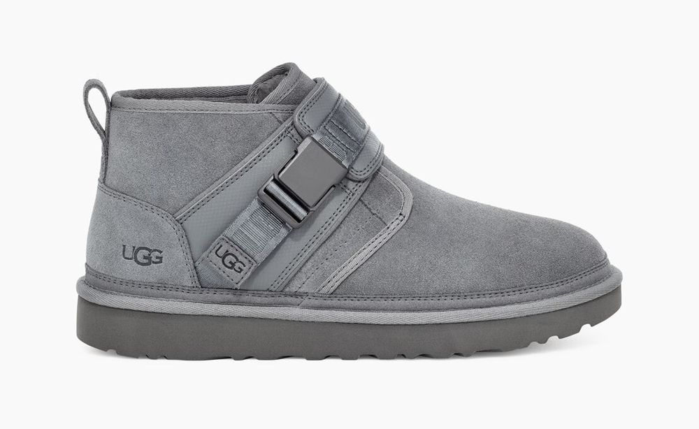 Ugg Chukka Boot Mens - Ugg Neumel Snapback Grey - 810XNAHQI